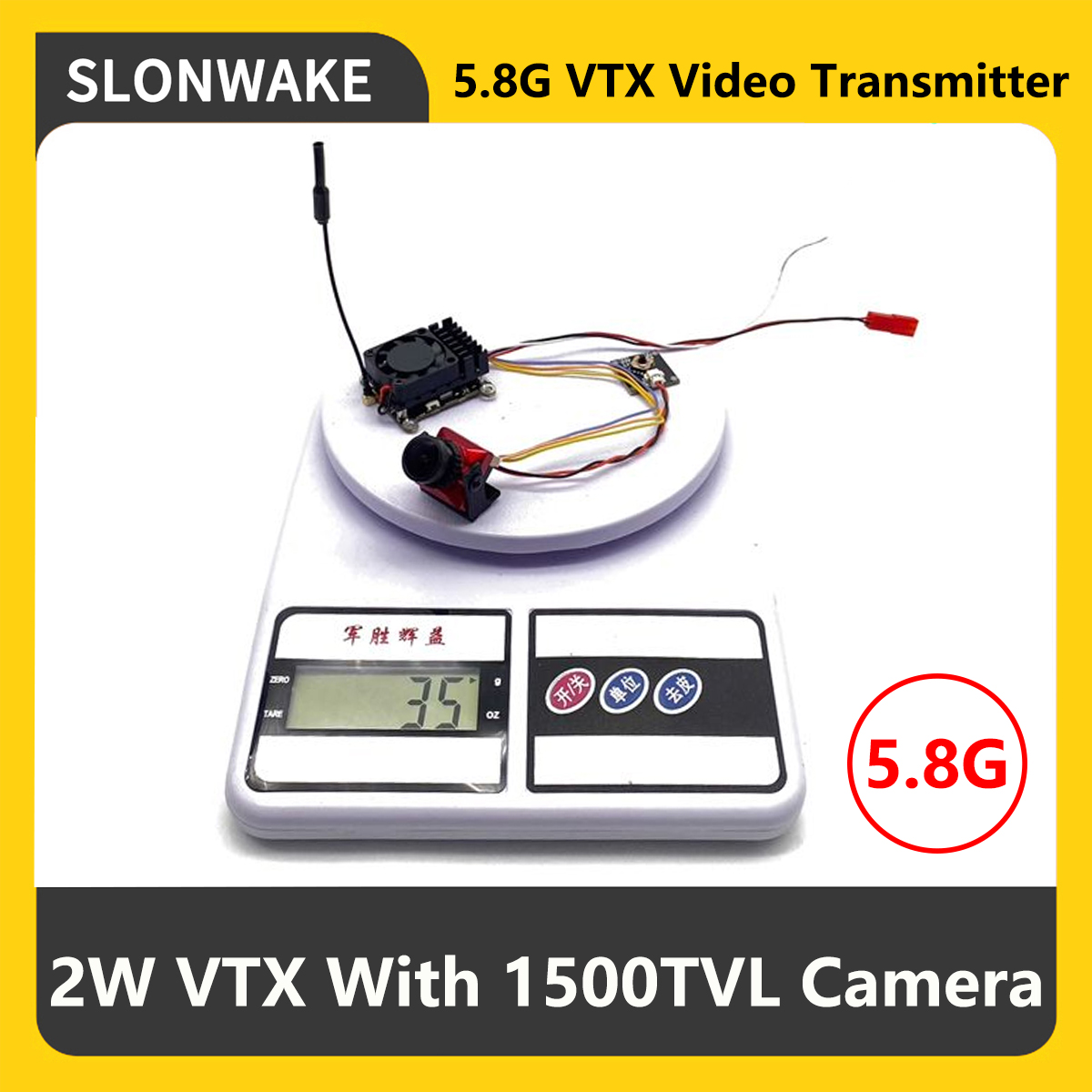 Drone Rc With Camera - SLONWAKE 5.8G 2000mW FPV VTX Transmitter