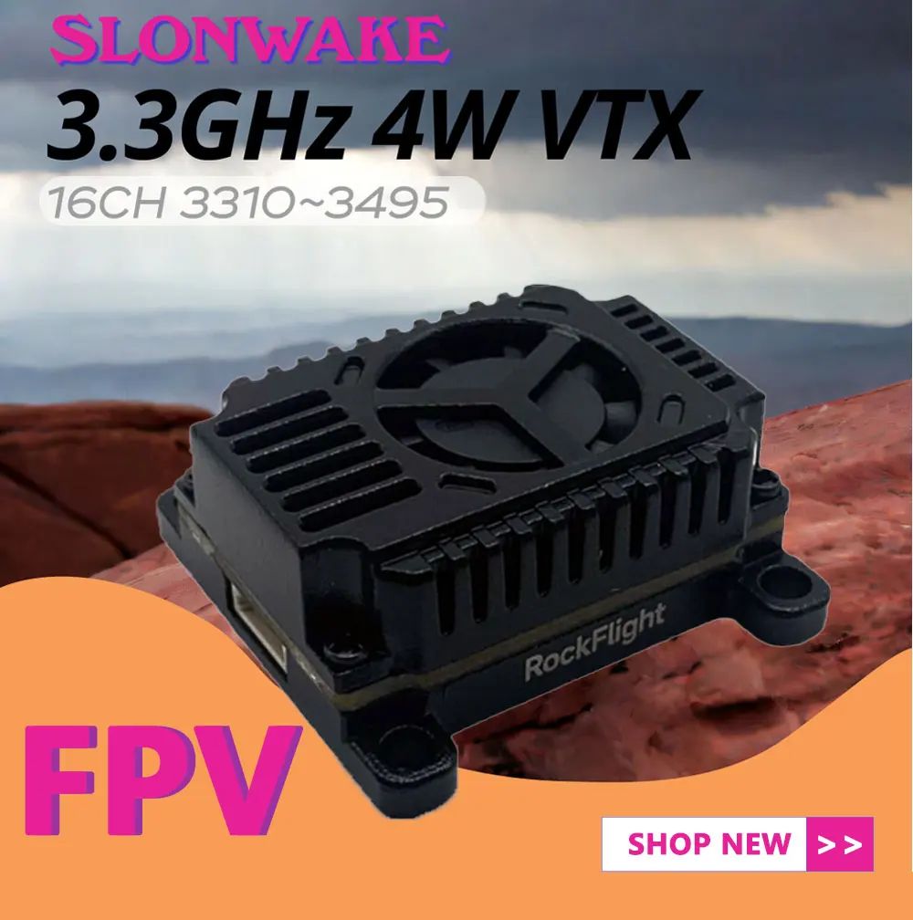 SLONWAKE FPV 3.3G 16CH 4000mW  - - Remote Control (Rc) Drone recension och pris