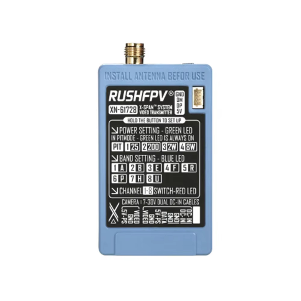 RUSHFPV 6.1‑7.2G 8W X61728 VTX - - Remote Control (Rc) Drone recension och pris