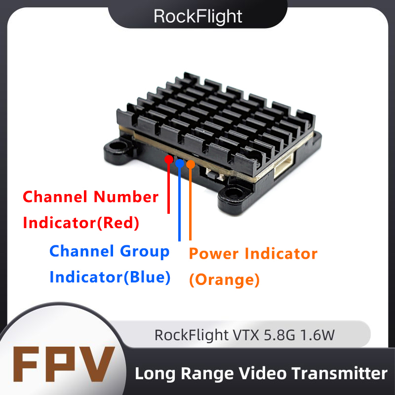 RockFlight TX663 VTX 5.8G 48CH - - Remote Control (Rc) Drone recension och pris