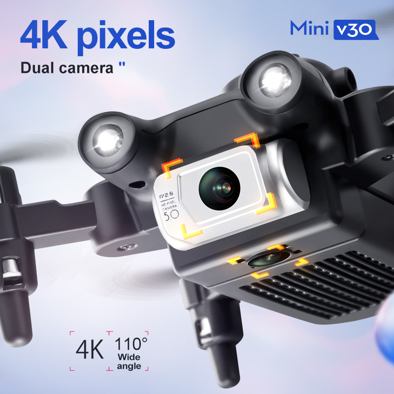 Mini V30 WiFi FPV Drone With 4 - Rc Drone Uav recension och pris
