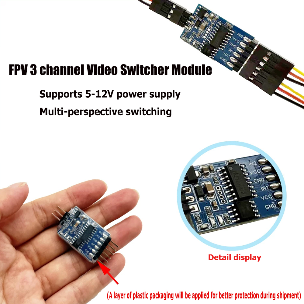 5.8G 3 Channel Video Switcher  - - Remote Control (Rc) Drone recension och pris