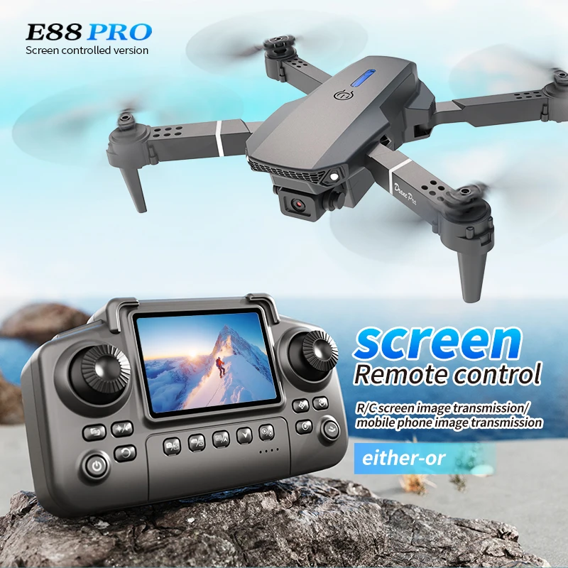 Professional E88 PRO Drone wit - Rc Drone Uav recension och pris