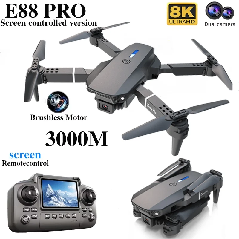 Professional E88 PRO Drone wit - Rc Drone Uav recension och pris