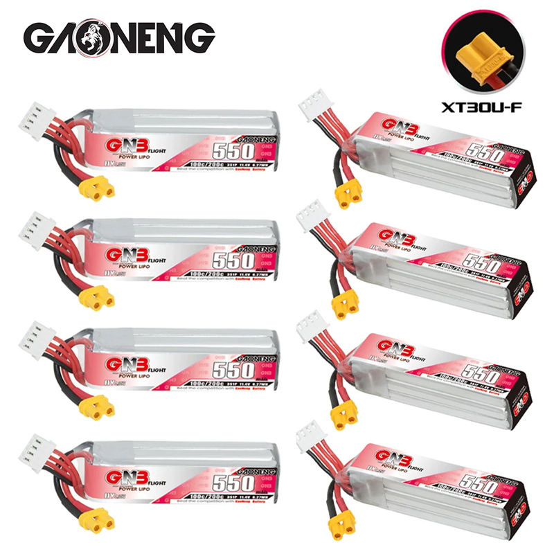 GNB HV 11.4V 550mAh 100C/200C  - Drone Lipo Battery recension och pris