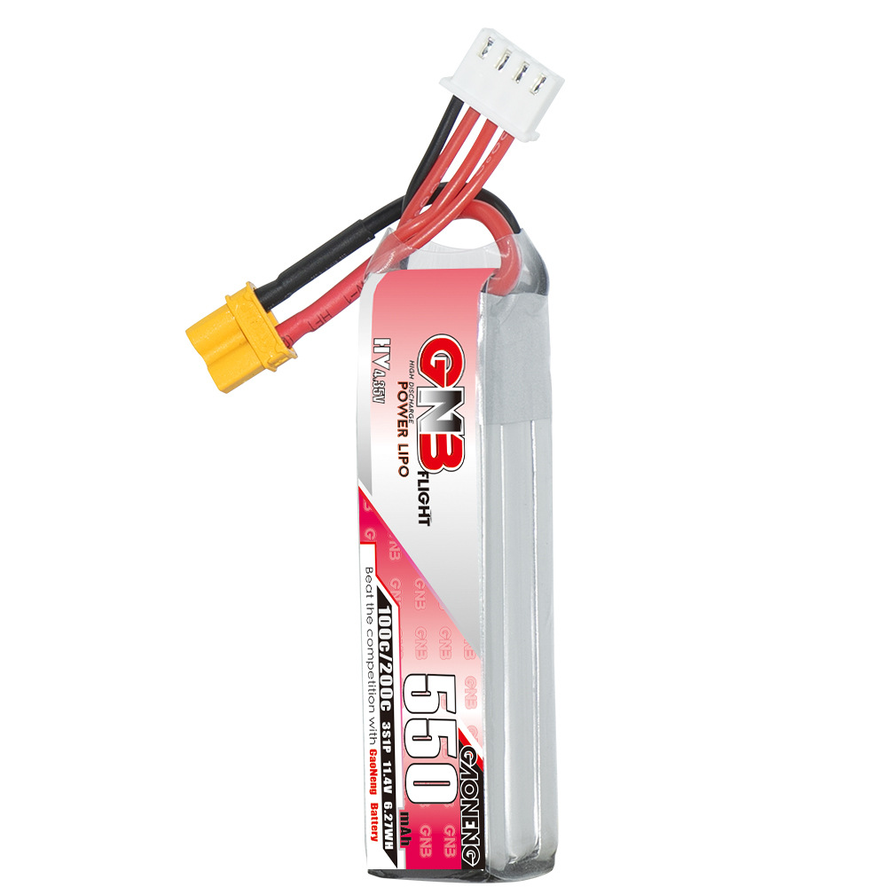 GNB HV 11.4V 550mAh 100C/200C  - Drone Lipo Battery recension och pris