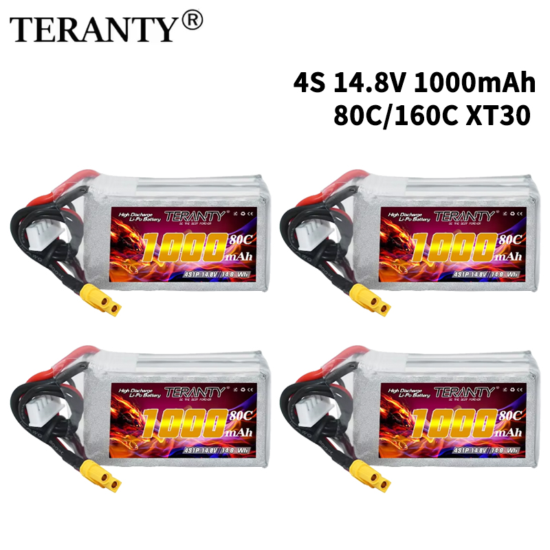 TERANTY 4S 1000mAh 14.8V 80C/1 - Drone Lipo Battery recension och pris