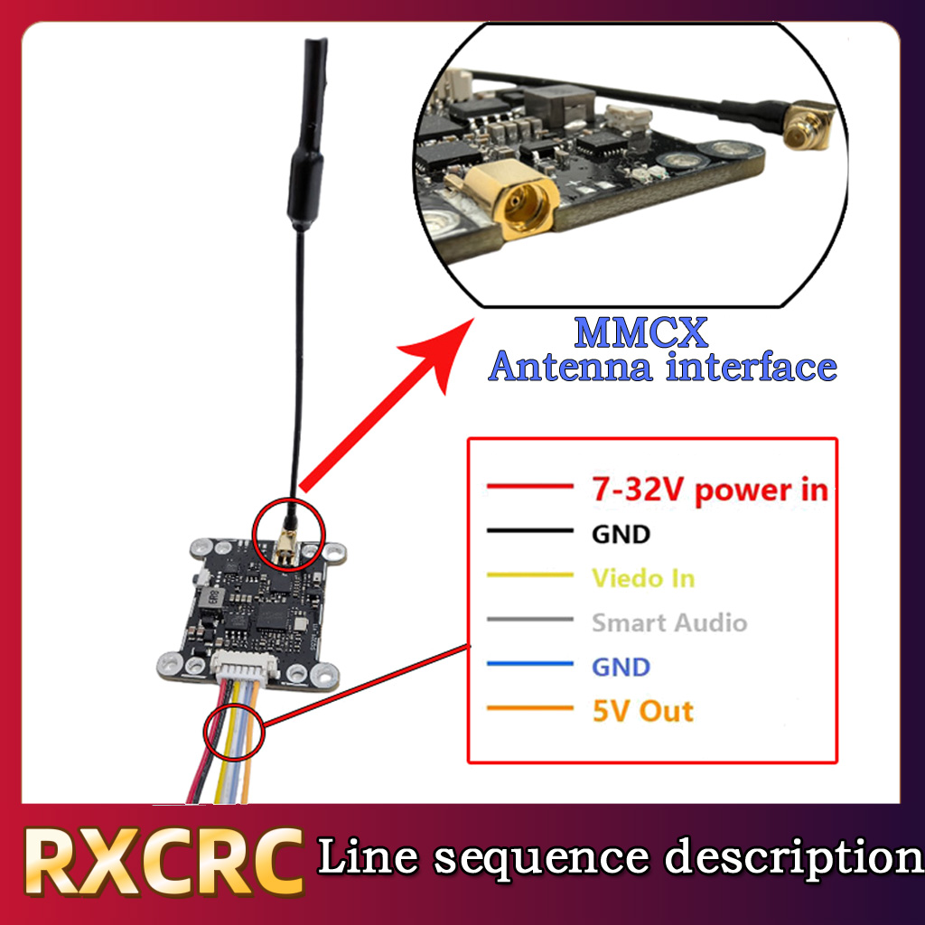 RXCRC 5.8G Module 48CH 1.6W VT - - Remote Control (Rc) Drone recension och pris