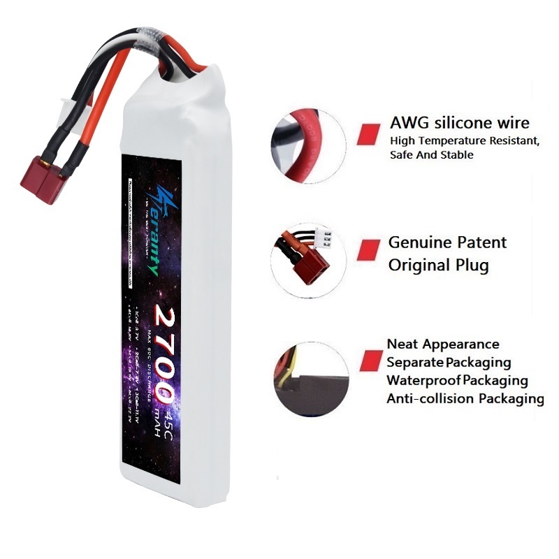 1/3PCS 2S 7.4V Lipo Battery 27 - Drone Lipo Battery recension och pris