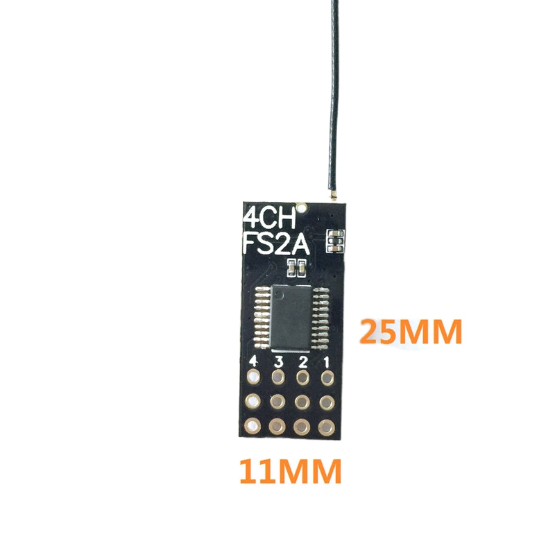 Flysky FS2A Mini Receiver 4CH  - Drone Lipo Battery recension och pris