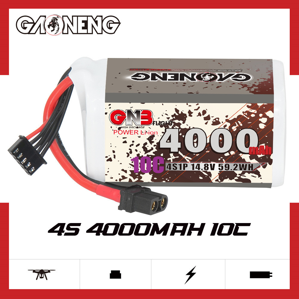 GNB 4000mAh 4S 14.8V 10C 20C W - Drone Lipo Battery recension och pris