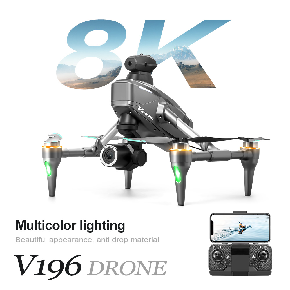 2024 New V196 Drone 8K Profess - Drone V196 Rc recension och pris