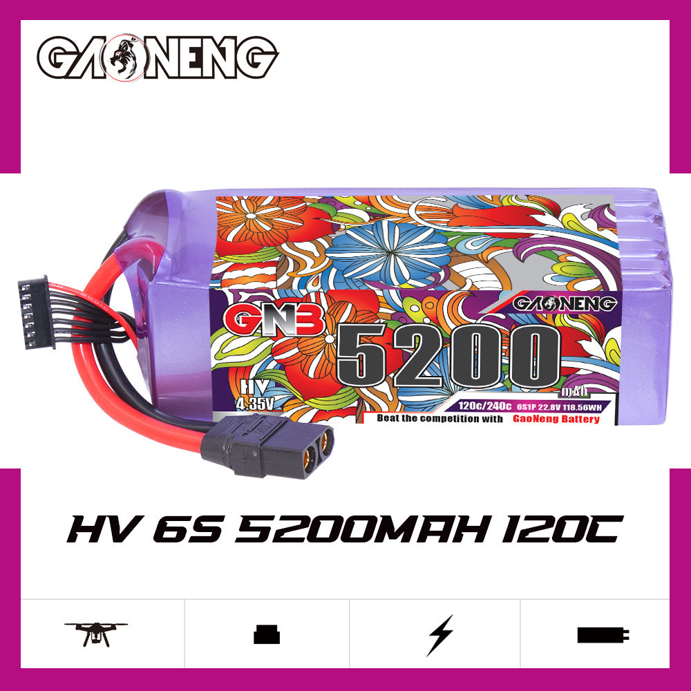 GNB Lipo Battery 6S 22.8V 3000 - Drone Lipo Battery recension och pris