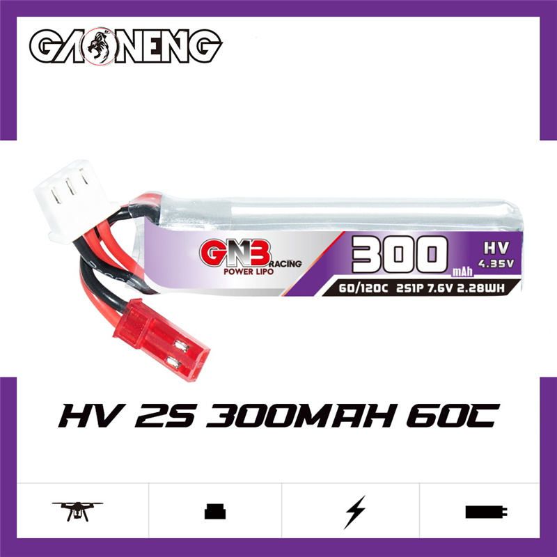 GAONENG GNB 2S 7.6V 300mAh 60C - Drone Lipo Battery recension och pris